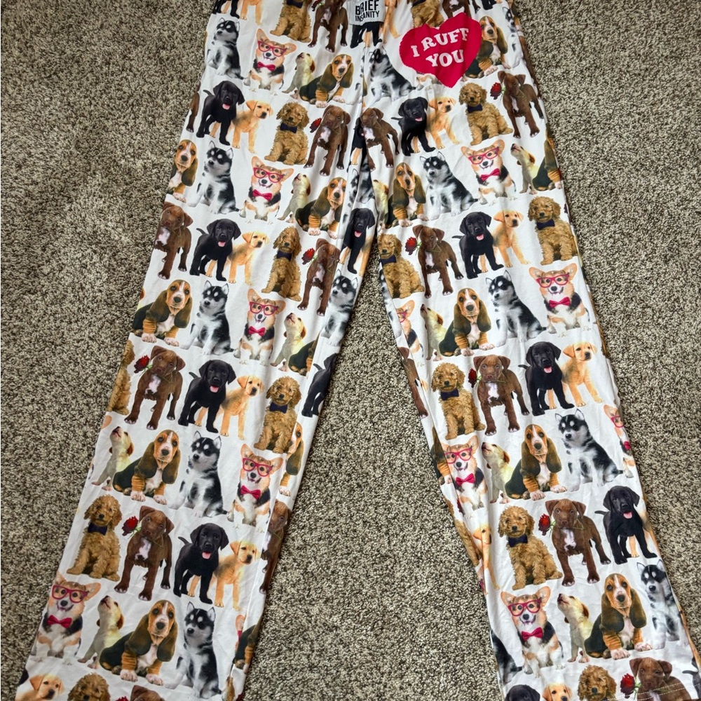 Dog Print Pajama Pants